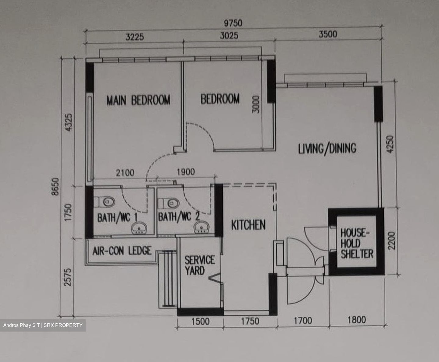 Blk 658A Waterway Sunray (Punggol), HDB 3 Rooms #405049101